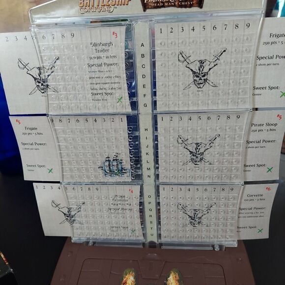 Battleship Command Board Game Pirates of the Caribbean Dead Man's Chest MB compl - Picture 6 of 8